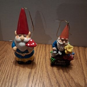 2 Gnome Ornaments
